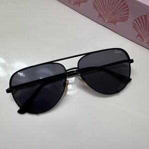 Quay Black Mini High Key Polarized Sunglasses